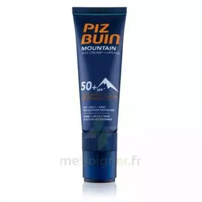 Pizbuin Mountain Spf50+ Crème + Stick T/20ml à  NICE