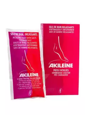 Akileine Soins Rouges Sels De Bain DÉlassant 2sach/150g à  NICE
