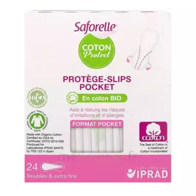 Saforelle Coton Protect Protège-slip Pocket B/24 à  NICE